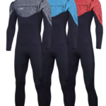 Custom 3/2Mm 4/5Mm Water Sport Neoprene Fabric Long Sleeves Legs Full Wetsuits Smooth Neoprene Trajes De Surf Suit